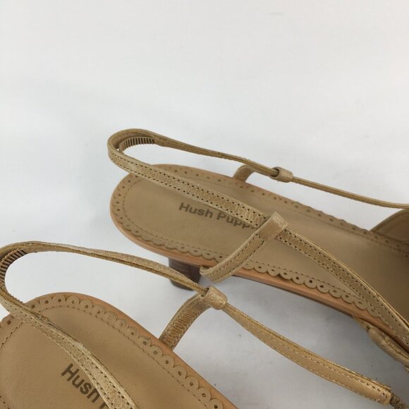 Hush Puppies Chamomile Tan Heel Sandals Size 8.5M - Picture 3 of 14